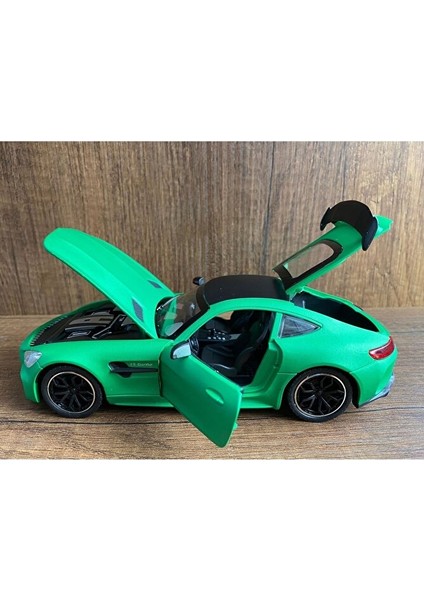 Mercedes Amg Gtr Model Araba Mercedes Benz Amg Gtr V8 Turbo Yeşil Kapıları Açılır Sesli ve Işıklı fiyatları
