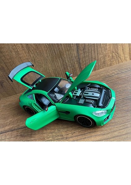 Mercedes Amg Gtr Model Araba Mercedes Benz Amg Gtr V8 Turbo Yeşil Kapıları Açılır Sesli ve Işıklı fırsatları