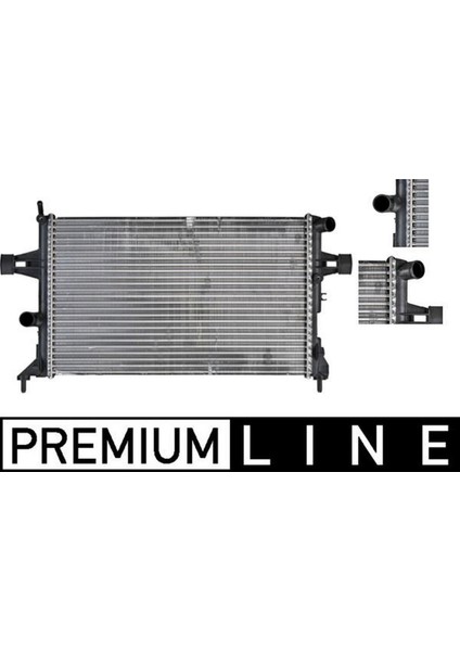 Mtxdpn Radyatör Astra G-Zafira 1.4 16V-1.6 16V-1.8 16V-2.0 16V-2.2 16V Ac Klimasiz Mekanik 600X375X26