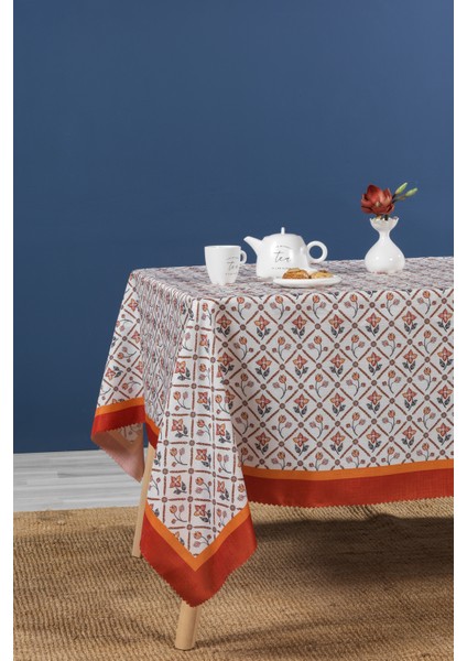 Terra Masa Örtüsü Digital Baskılı (160X220 Cm) Tarçın