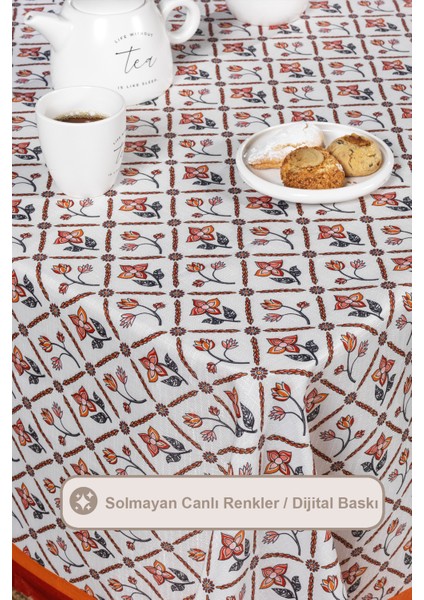 Terra Masa Örtüsü Digital Baskılı (160X220 Cm) Tarçın fiyatları