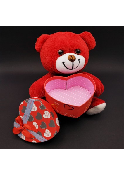 Toptan Kırmızı Kalp Kutulu Ayı fiyatları