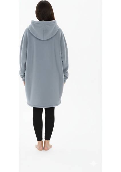 Wellsoft Kapüşonlu Giyilebilir Tv Battaniyesi Tek Kişilik Standart Beden fiyatları