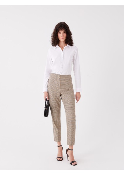 Yeni Sezon Dar Fit Kadın Carrot Pantolon