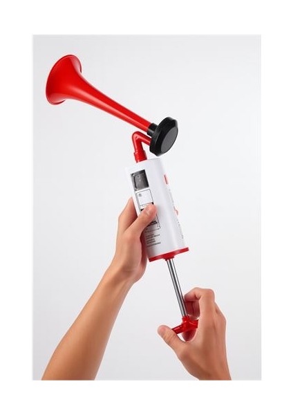 Bitmeyen Tekrar Tekrar Doldurulabilir Gazsız Deprem Kornası