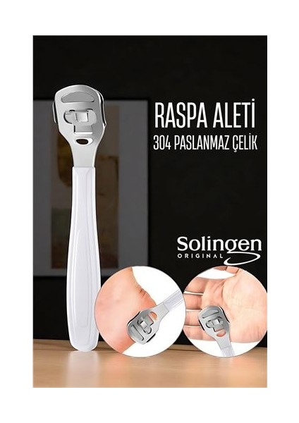 Ayak Taban Nasır Raspa Solingen Profesyonel