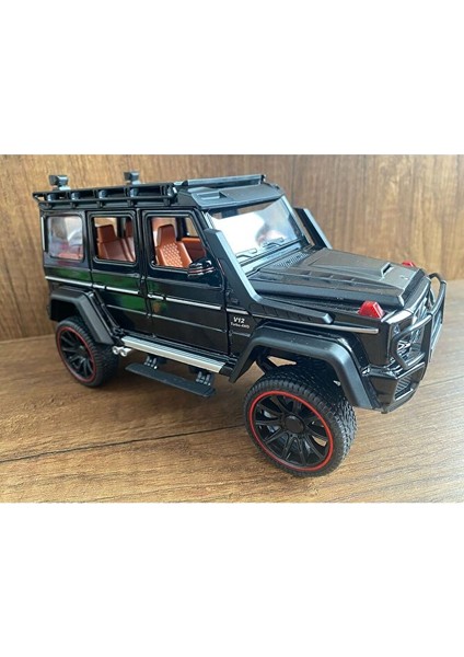 Mercedes G65 Jip Oyuncak Diecast Mercedes Araba Mercedes G65 Siyah Araba Brabus Rocket fırsatları