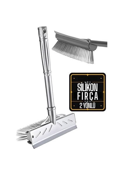 Twin Fırçalı ve Silikon Uçlu Cam Sil Çekçek