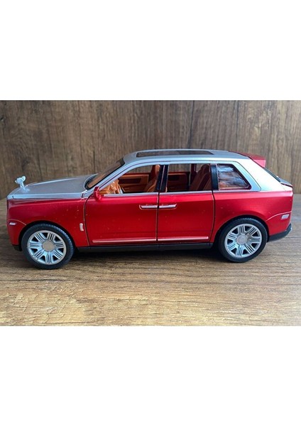 Rolls Royce Cullinan Diecast Araba Koleksiyon Model Rolls Royce Iki Renkli Araba Kapıları Açılır modelleri