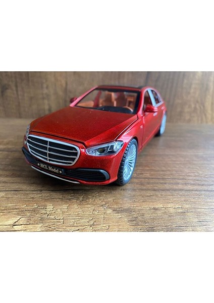 Mercedes S 600 Class Diecast Metal Mercedes Model Araba 6 Kapı Açılır Işıklı Sesli Makam Arabası