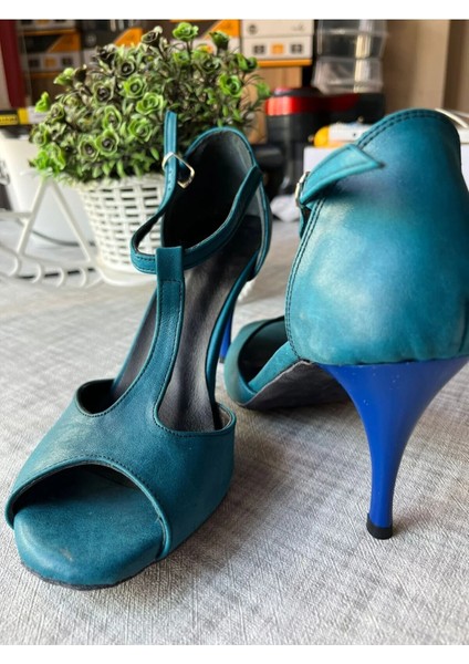 Tango Ayakkabısı Kadın 8,5 cm (13 Pont) T Model Deri Özel Üretim fırsatları