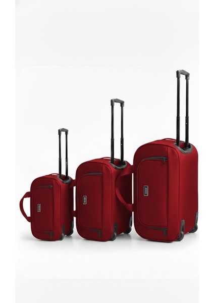 N K Kumaş Hostes & Pilot 3 Lü Valiz Seti