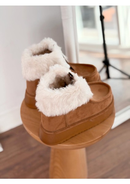 Molira Kadın Içi Tüylü Bot Taba Süet fırsatları
