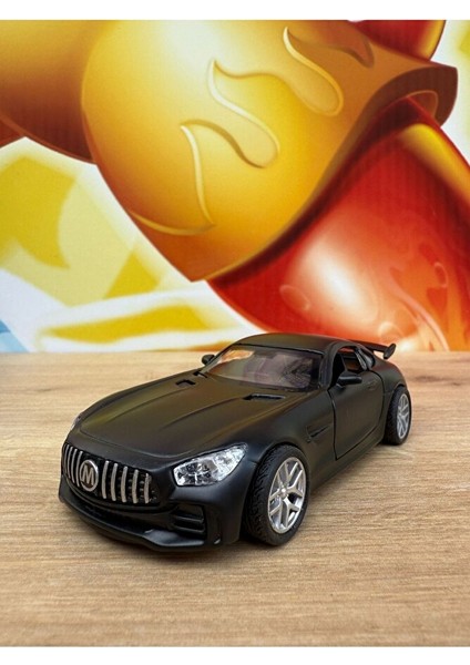 Mercedes Amg Gtr Koleksiyon Metal Araba 12CM Lüks Araba Siyah Mercedes Amg Gtr Diecast Araba
