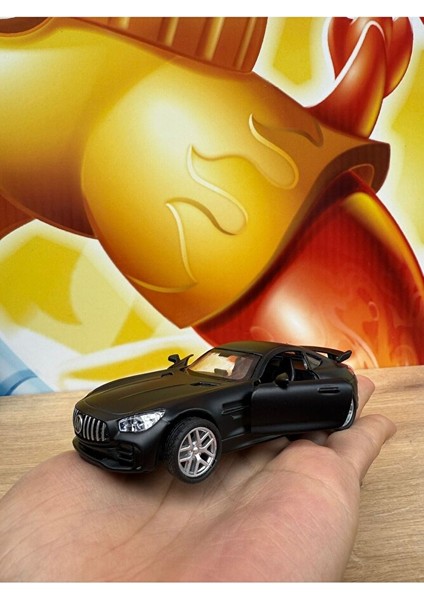 Mercedes Amg Gtr Koleksiyon Metal Araba 12CM Lüks Araba Siyah Mercedes Amg Gtr Diecast Araba fırsatları