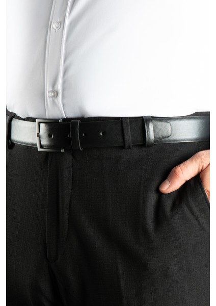 Erkek Siyah Suni Deri Kemer 3,5 cm fiyatları