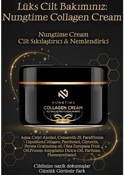 Collagen Cream 100 Mg Cilt Sıkılaştırıcı&nemlendirici Krem