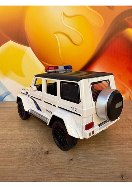 Mercedes G65 Diecast Model Araba Mercedes Lüx Polis Arabası Sesli Işıklı Tüm Kapılar Açılır fiyatları