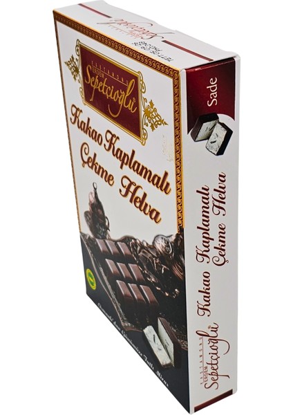 Kakao Kaplamalı Sade Çekme Helva