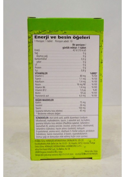 Liftoff Efervesan – C ve B Vitamini ve Kafein Içerikli 2'li Paket modelleri