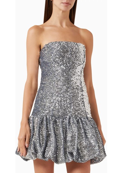 Garance Payetli Mini Elbise