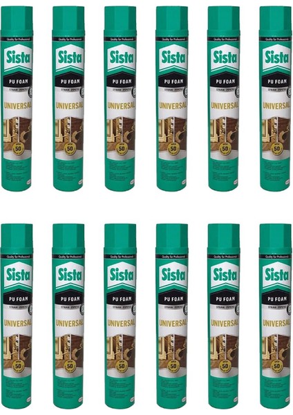 Universal Poliüretan Köpük 750 ml Koli (12 Adet )