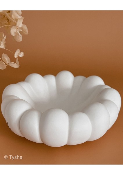 Dekoratif Iskandinav Model Beyaz Vernikli Kase Takılık Anahtarlık modelleri