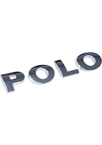 " Polo" Krom Bagaj Yazısı Polo 2000>2008 Arası Uyumlu