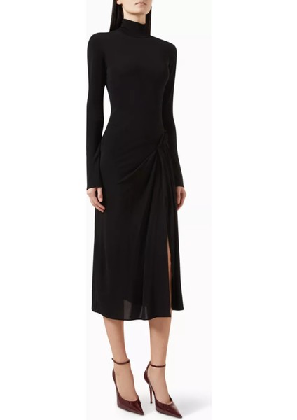 Vento Jarse Midi Elbise