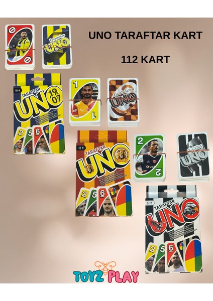 Uno Taraftar Oyun Kartı (Galatasaray - Beşiktaş - Fenerbahçe) fiyatları