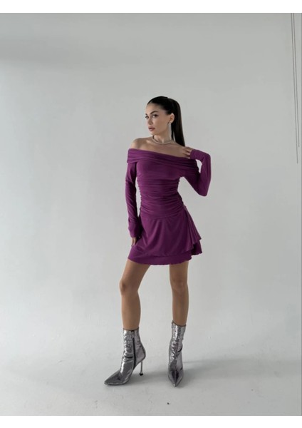 Mını Fırfırlı Elbise