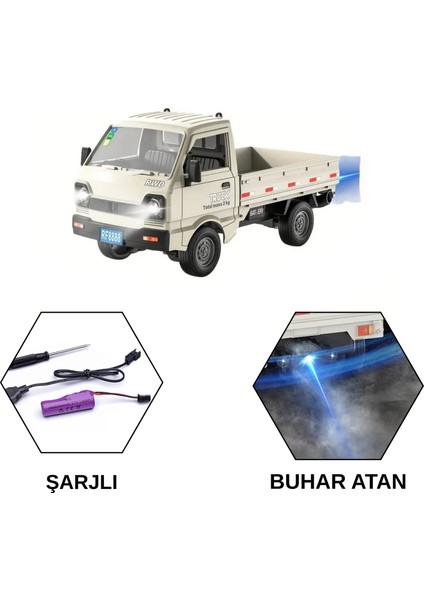 Uzaktan Kumandalı Rc Kamyonet, Işıklı, Buhar Atan, Şarjlı Iş Makinesi Araç Yük Taşıma Aracı Kamyonet fiyatları