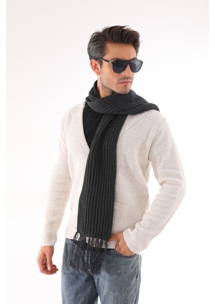 Unisex Selanik Örgü Püsküllü Atkı Standart modelleri