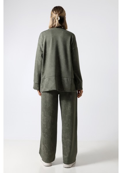 Baskılı Polyviskon Kumaş Ikili Takım – Rahat ve Şık Tunik & Pantolon Kombini fiyatları