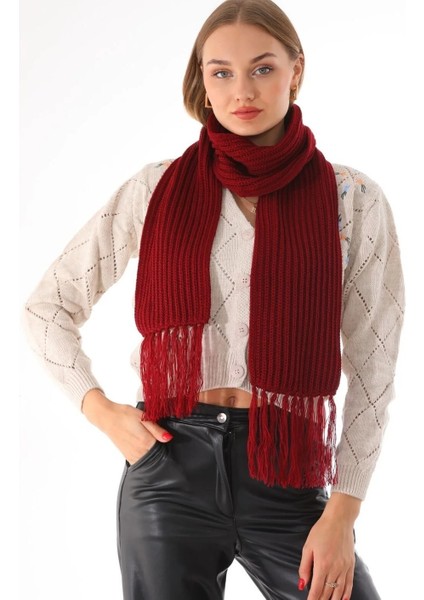 Unisex Selanik Örgü Püsküllü Atkı Standart fiyatları