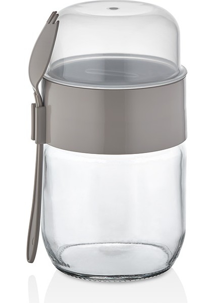 Cam Yoğurt Porsiyon Kabı Qlux Ideas Yoğurt Müsli Öğün Kabı C-00538 Bpa Içermez