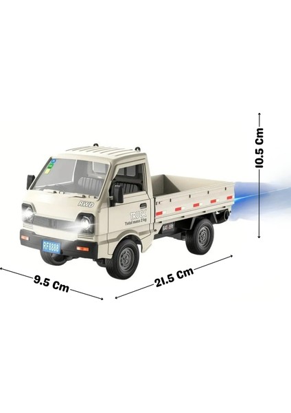 Uzaktan Kumandalı Rc Kamyonet, Işıklı, Buhar Atan, Şarjlı Iş Makinesi Araç Yük Taşıma Aracı Kamyonet fırsatları