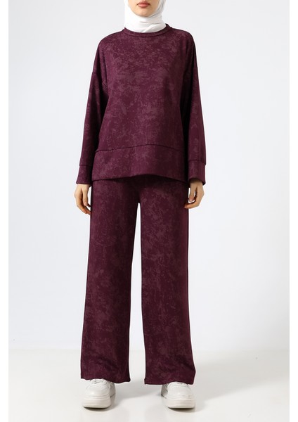 Baskılı Polyviskon Kumaş Ikili Takım – Rahat ve Şık Tunik & Pantolon Kombini modelleri