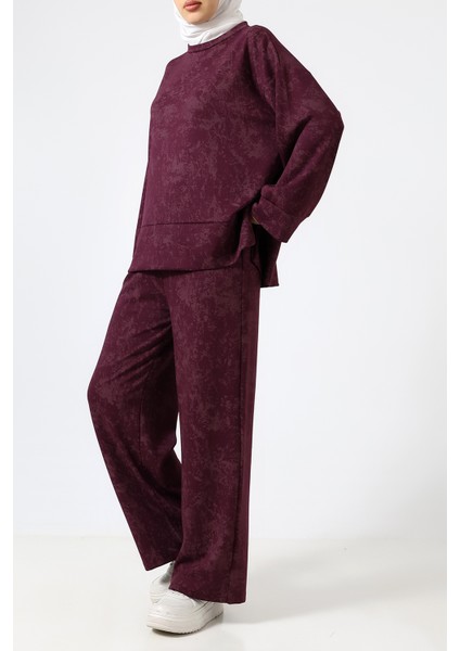 Baskılı Polyviskon Kumaş Ikili Takım – Rahat ve Şık Tunik & Pantolon Kombini fırsatları