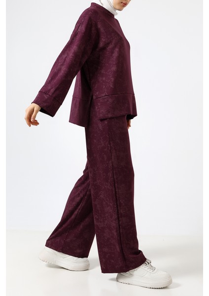 Baskılı Polyviskon Kumaş Ikili Takım – Rahat ve Şık Tunik & Pantolon Kombini indirimleri