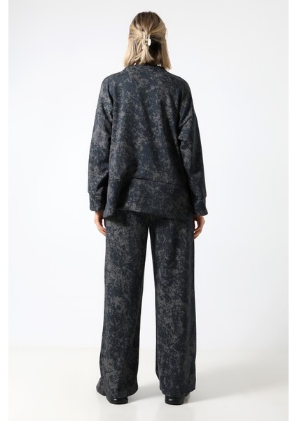 Baskılı Polyviskon Kumaş Ikili Takım – Rahat ve Şık Tunik & Pantolon Kombini fiyatları