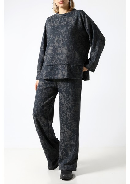 Baskılı Polyviskon Kumaş Ikili Takım – Rahat ve Şık Tunik & Pantolon Kombini modelleri