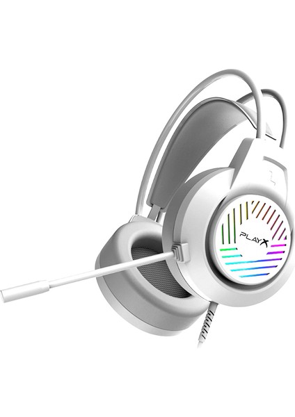 G1 Rgb Işıklı Kafaüstü Gaming Kulaklık Beyaz – 3.5mm Jack, Ergonomik Mikrofon, Ps5 – Ps4 – Pc – Xbox – Switch Uyumlu