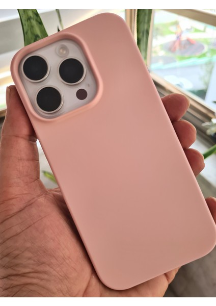 İphone 16 Pro İle Uyumlu LOGOSUZ İçi Kadife Esnek Silikon Lansman Kılıf