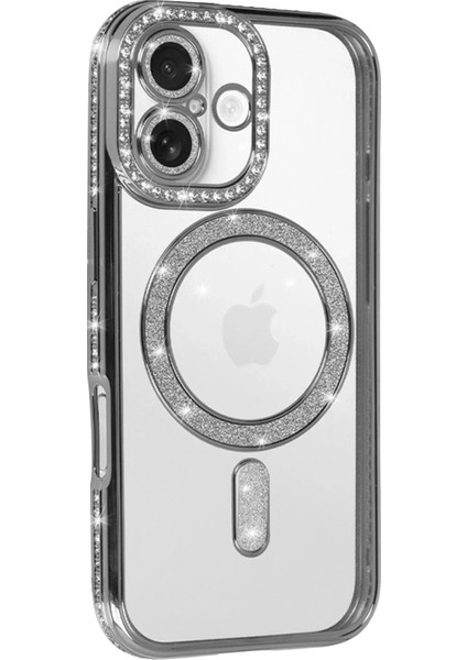 Nrzsnt Newface Apple Iphone 17 Joke Simli Magneticsafe Kılıf - Gümüş fiyatları