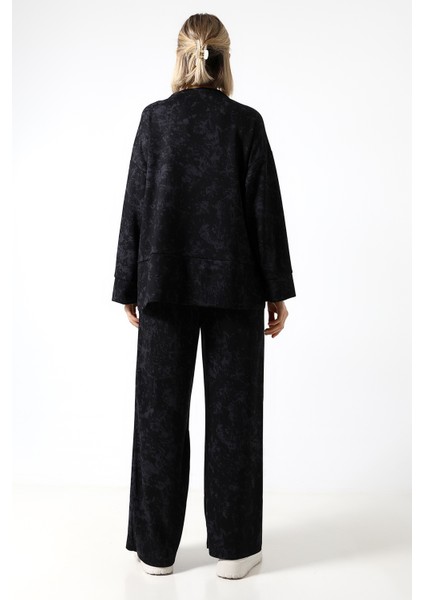 Baskılı Polyviskon Kumaş Ikili Takım – Rahat ve Şık Tunik & Pantolon Kombini fırsatları