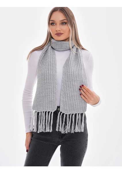 Unisex Selanik Örgü Püsküllü Atkı Standart modelleri