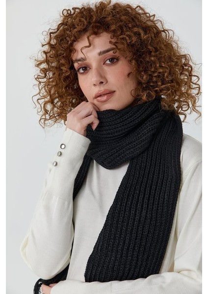 Unisex Selanik Örgü Püsküllü Atkı Standart modelleri