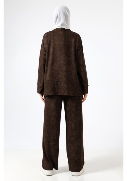 Baskılı Polyviskon Kumaş Ikili Takım – Rahat ve Şık Tunik & Pantolon Kombini