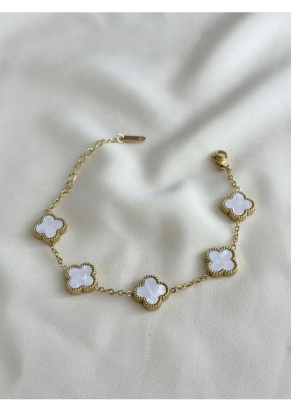 316L Çelik Kadın Yonca Kadın Bileklik fiyatları